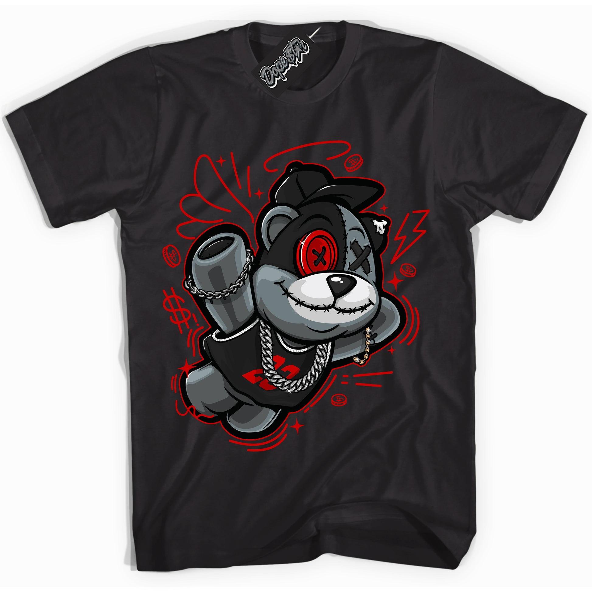 Cool Black Shirt with “ Slam Dunk Bear ” design that perfectly matches RTFKT Clone X ND Genesis.
