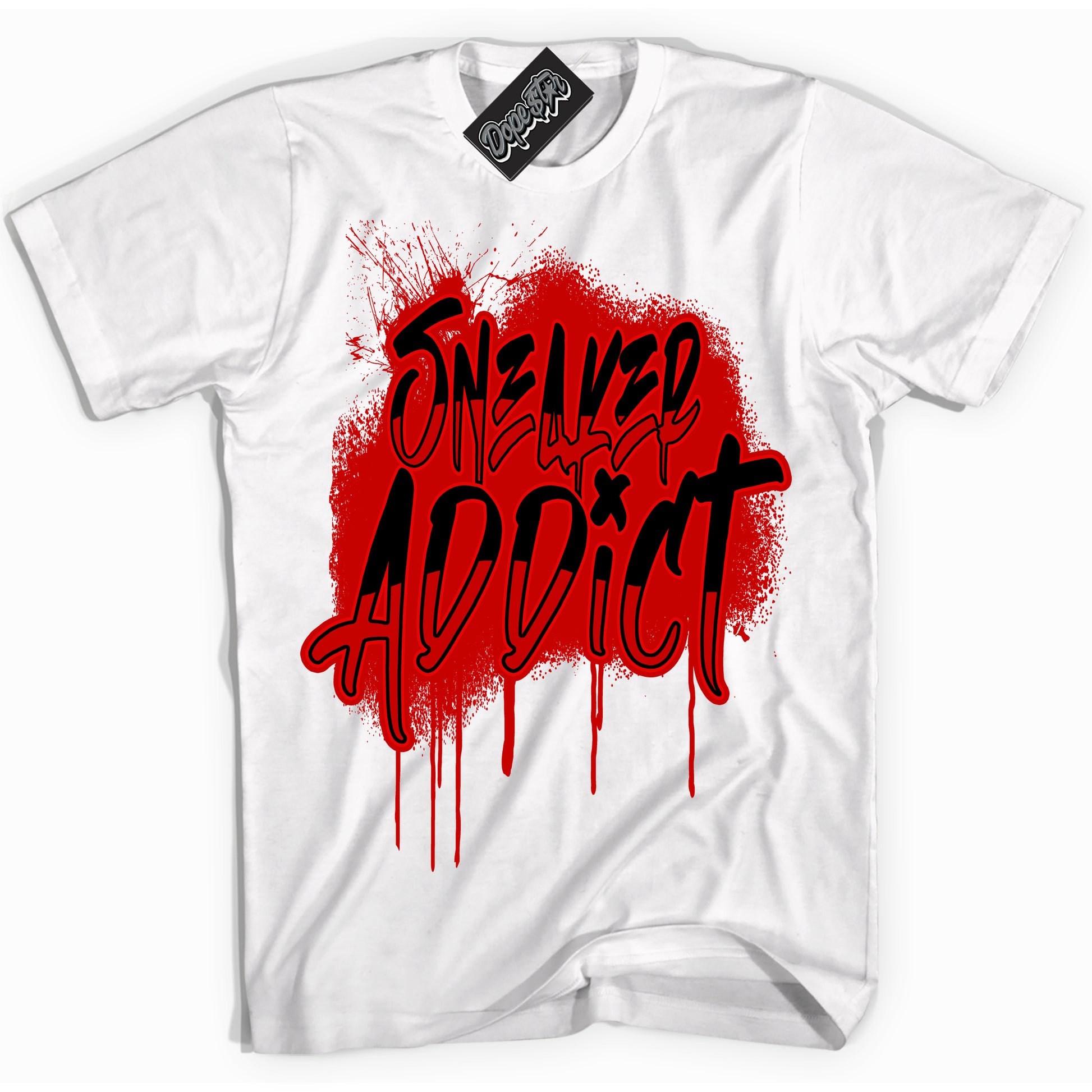 Cool White Shirt with “ Sneaker Addict ” design that perfectly matches RTFKT X ND Genesis.