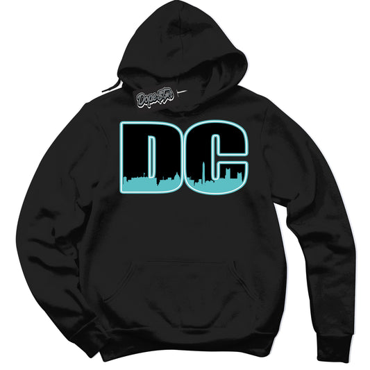 Cool Black Hoodie with “DC” design that Perfectly Matches Black Dusty Cactus Dunk.
