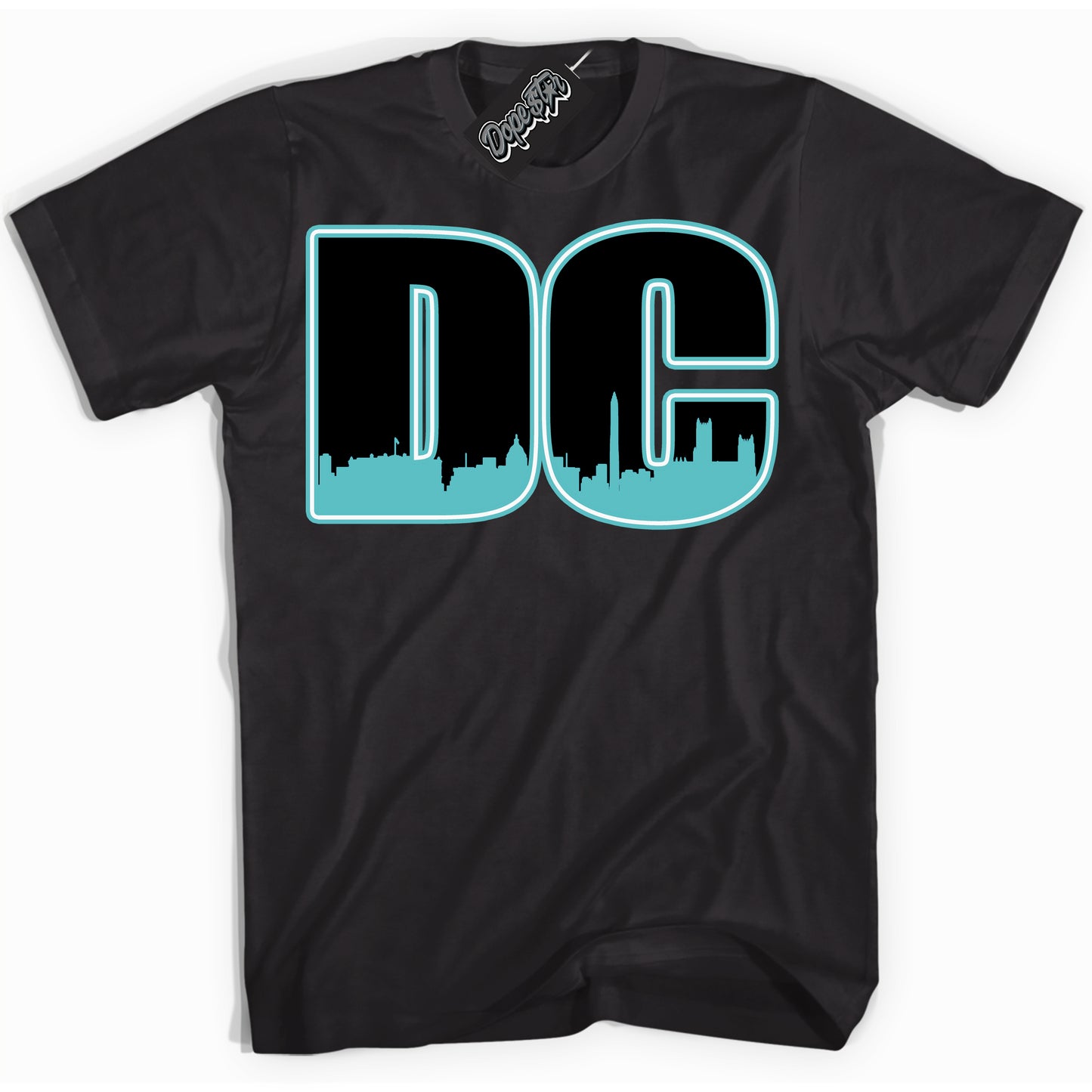 Cool Black Shirt with “DC” design that perfectly matches Black Dusty Cactus Dunk.
