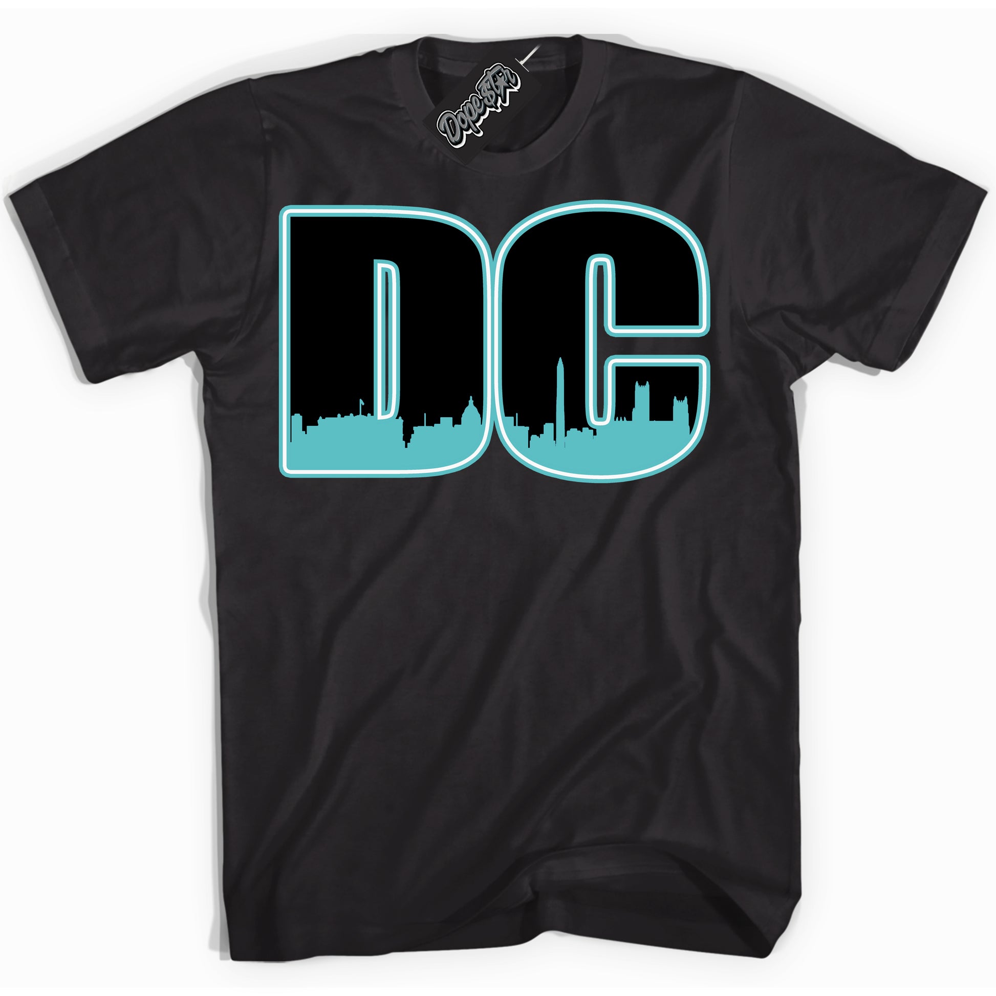 Cool Black Shirt with “DC” design that perfectly matches Black Dusty Cactus Dunk.
