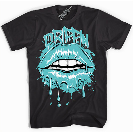 Cool Black Shirt with “Drippin” design that perfectly matches Black Dusty Cactus Dunk.

