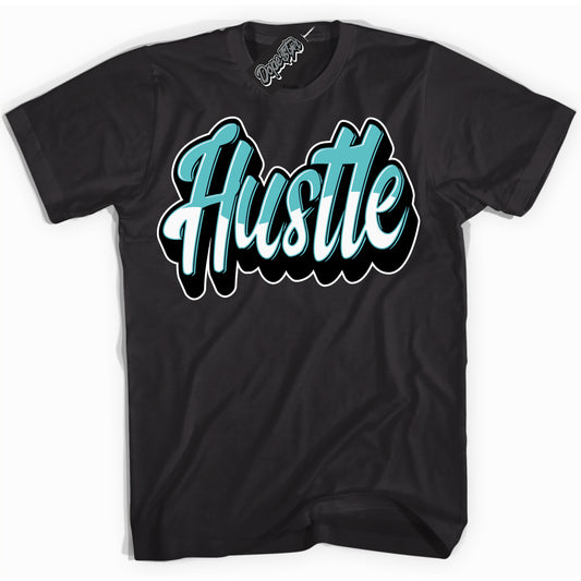 Cool Black Shirt with “Hustle” design that perfectly matches Black Dusty Cactus Dunk.
