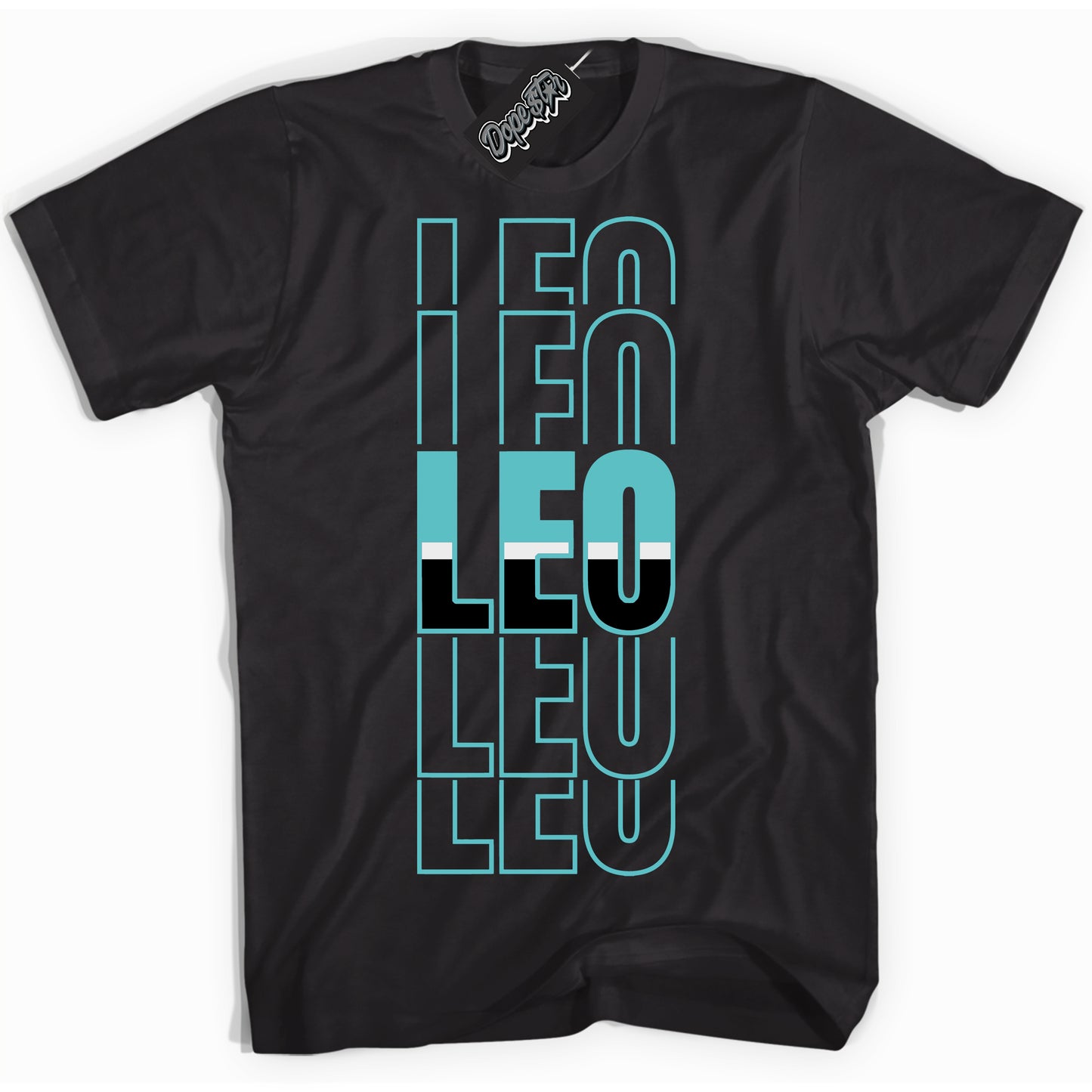 Cool Black Shirt with “Leo” design that perfectly matches Black Dusty Cactus Dunk.

