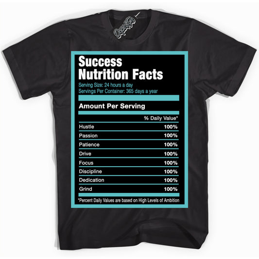 Cool Black Shirt with “Success Nutrition” design that perfectly matches Black Dusty Cactus Dunk.
