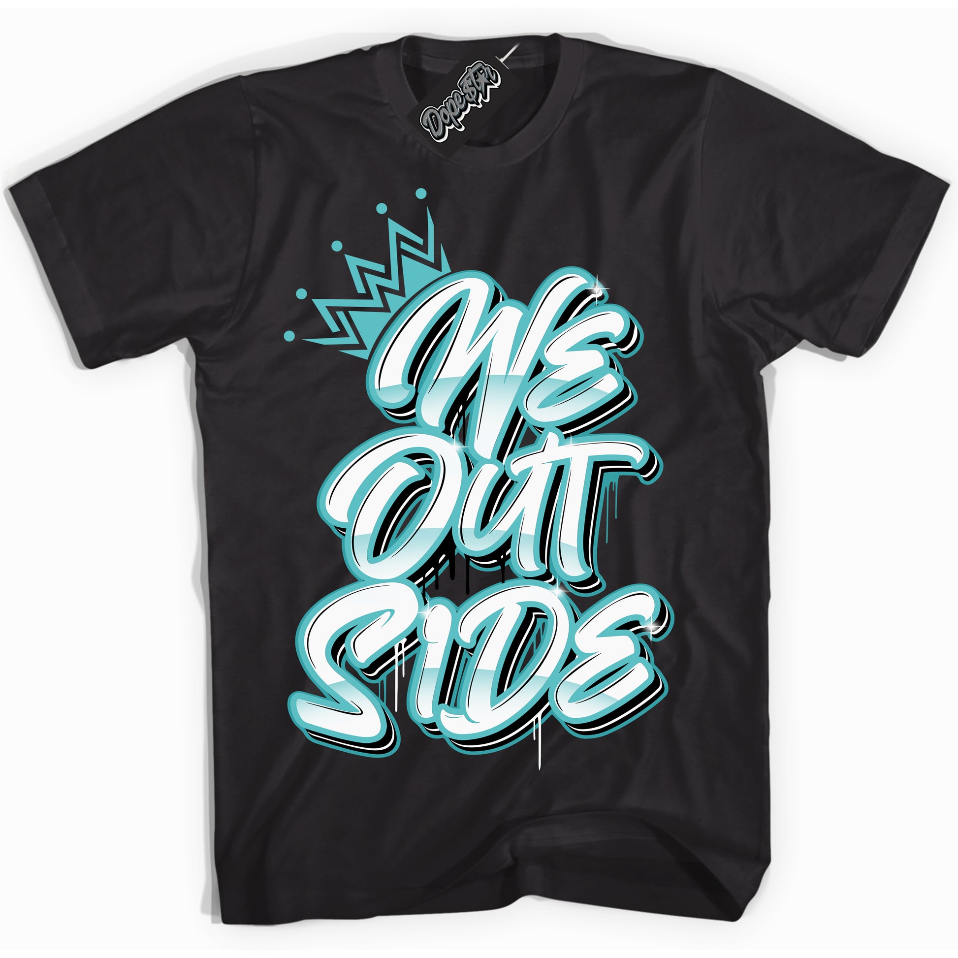 Cool Black Shirt with “We Outside” design that perfectly matches Black Dusty Cactus Dunk.
