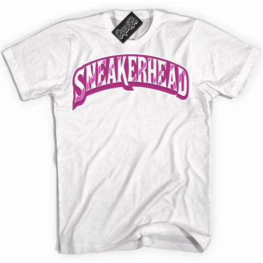Cool White Shirt with “Sneakerhead” design that perfectly matches Next Nature Hot Fuchsia Dunk.
