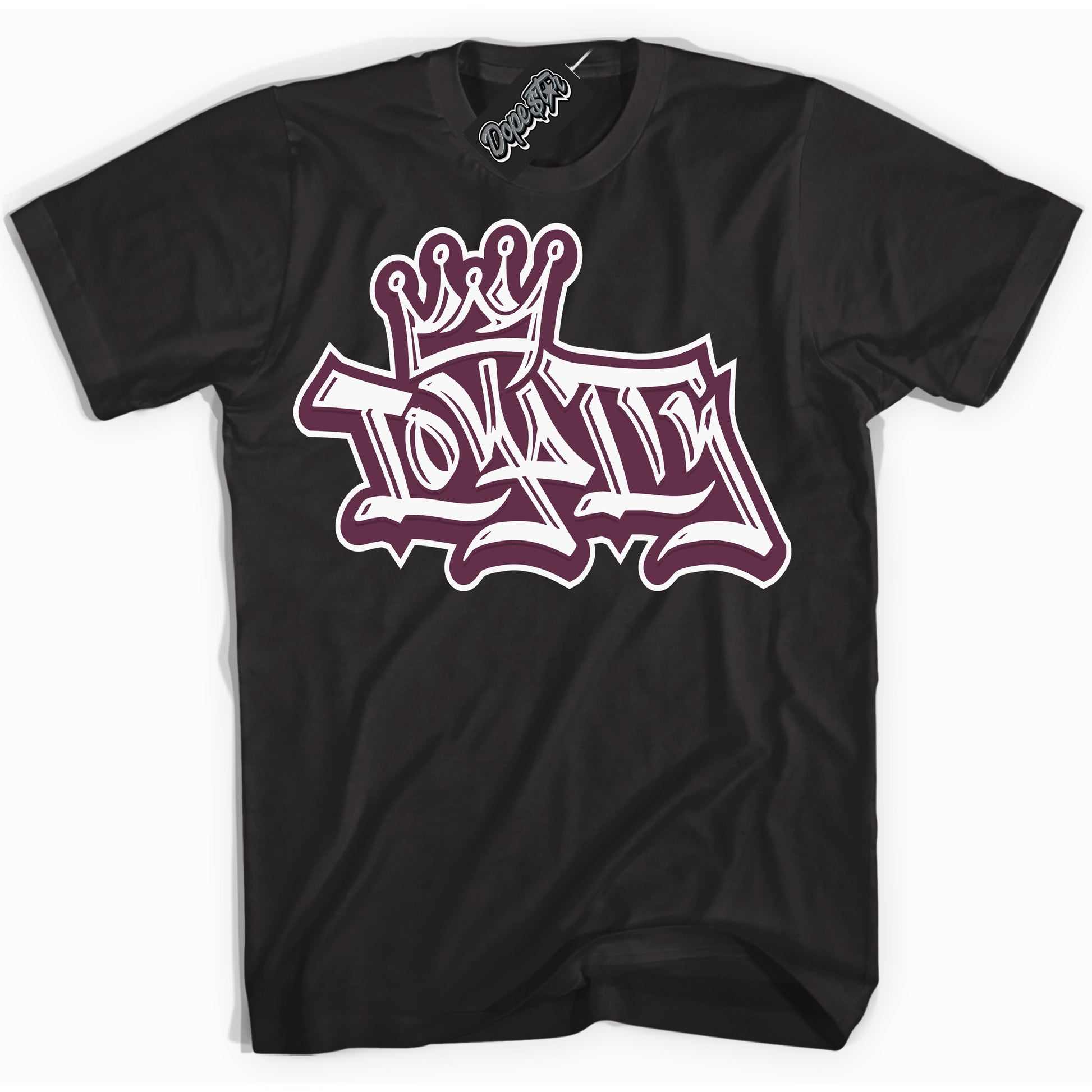 Cool Black Shirt with “ Loyalty Crown” design that perfectly matches White Viotech Dunks.