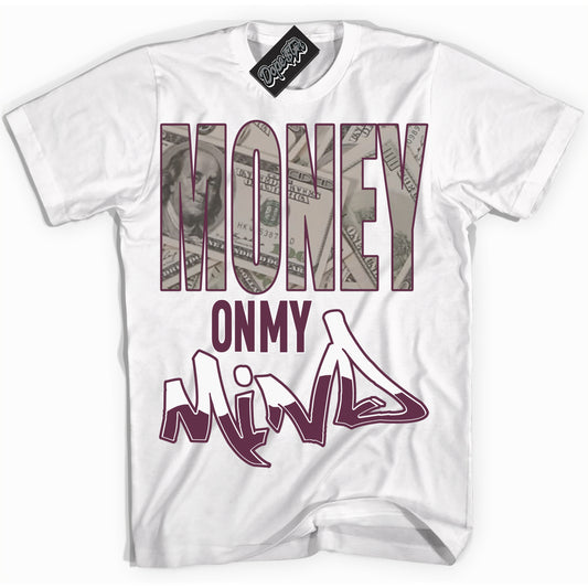 Cool White Shirt with “ Money On My Mind” design that perfectly matches White Viotech Dunks.