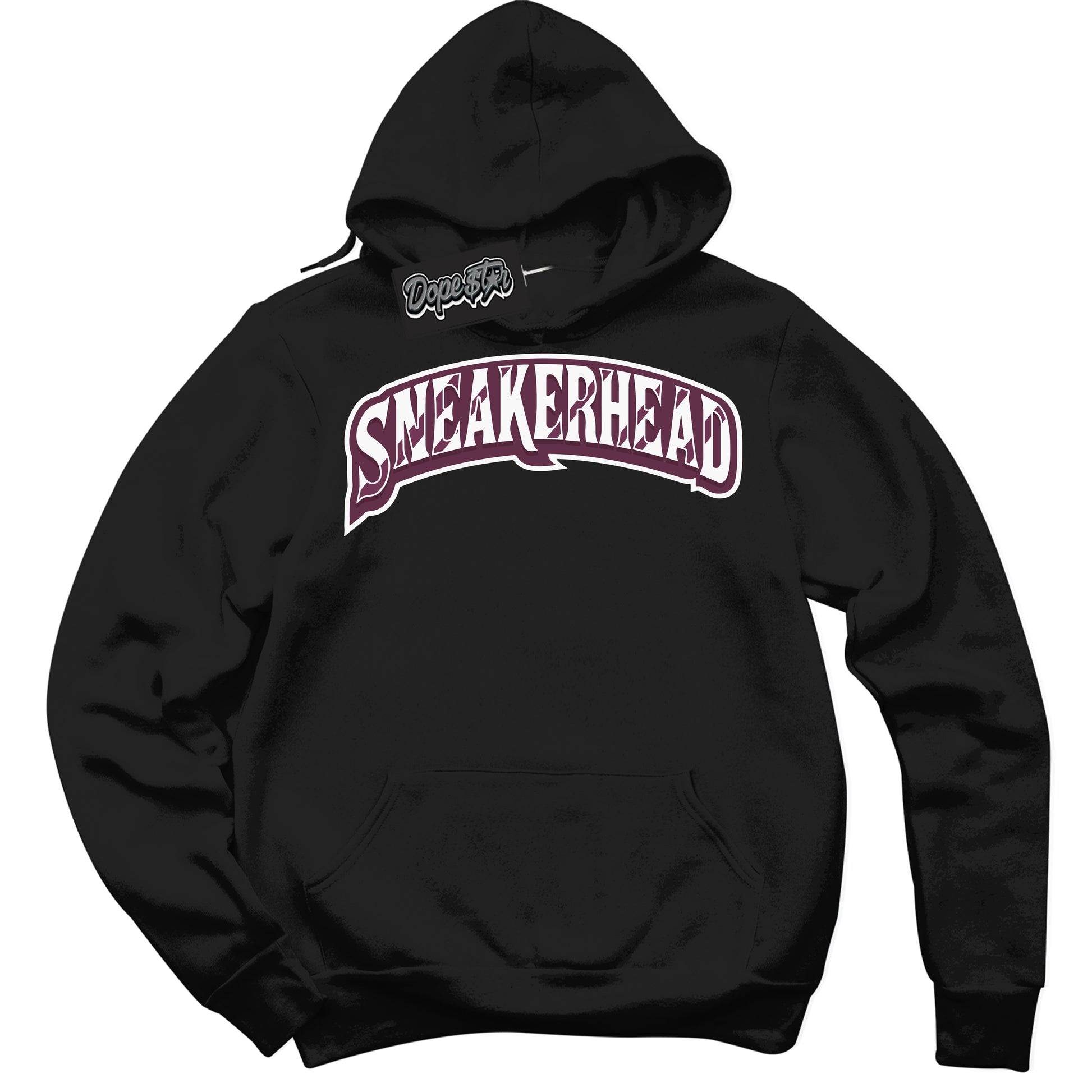 Cool Black Hoodie with “ Sneakerhead” design that Perfectly Matches White Viotech Dunks.
