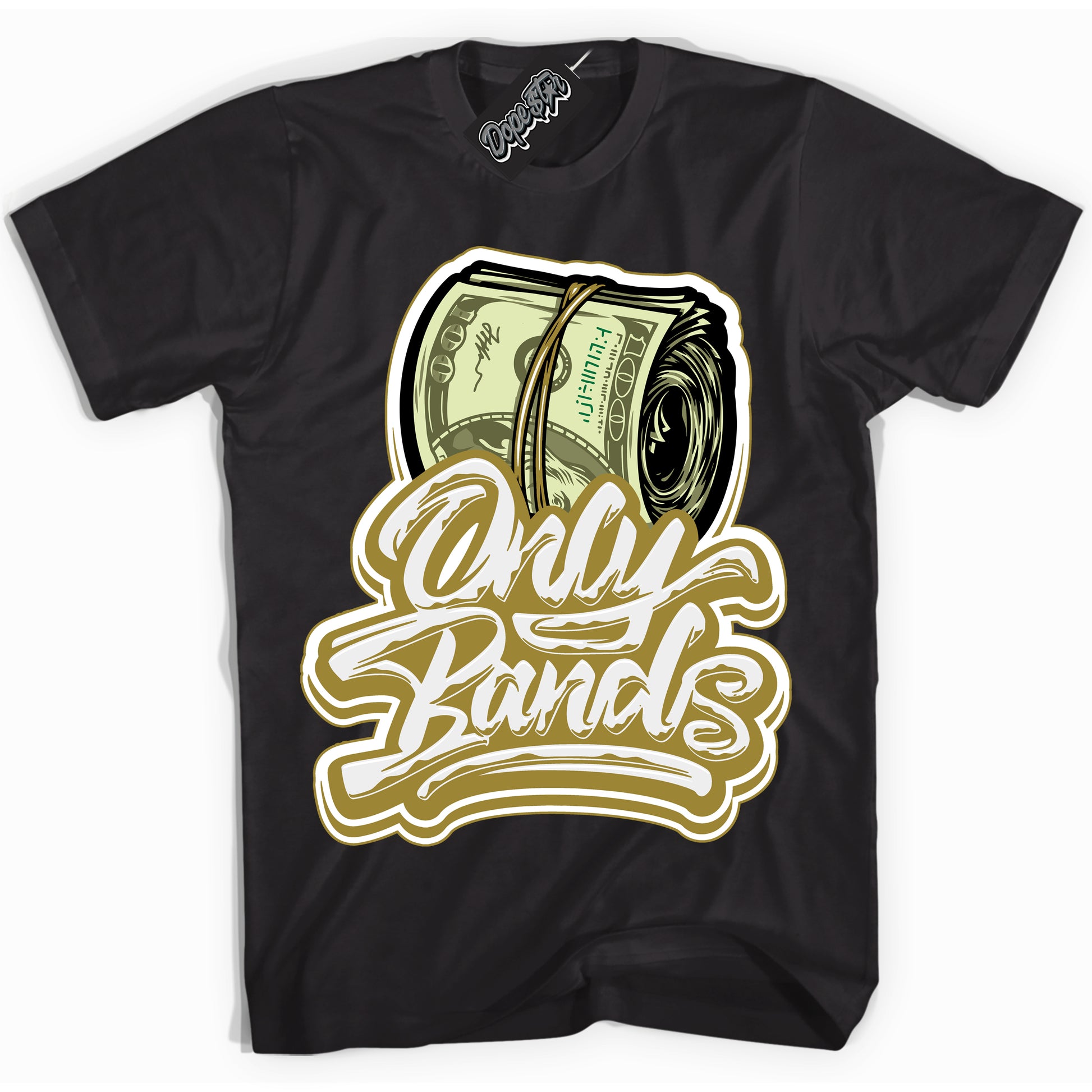 Cool Black Shirt with “Only Bands” design that perfectly matches Pacific Moss Dunks.