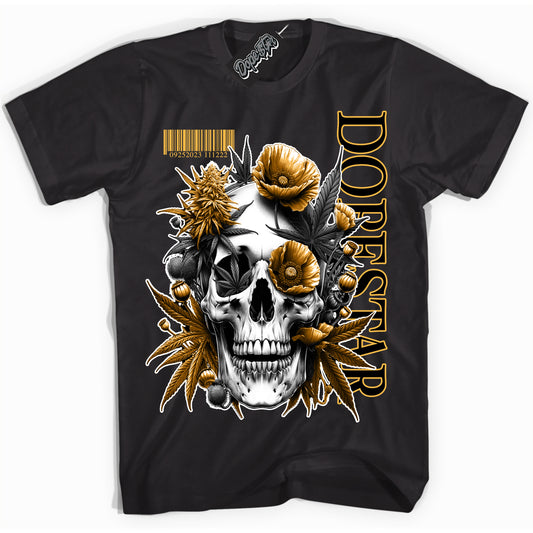 Cool Black Shirt with “Skull Poppies” design that perfectly matches Wu Tang Dunk.
