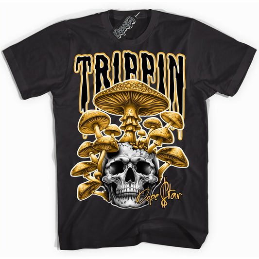 Cool Black Shirt with “Trippin” design that perfectly matches Wu Tang Dunk.
