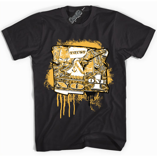 Cool Black Shirt with “Trust No One Dollar” design that perfectly matches Wu Tang Dunk.
