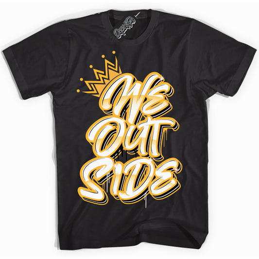 Cool Black Shirt with “We Outside” design that perfectly matches Wu Tang Dunk.