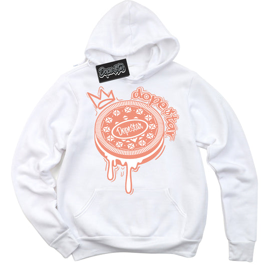 Cool Black Hoodie with “Oreo DS” design that Perfectly Matches Light Wild Mango Dunk.
