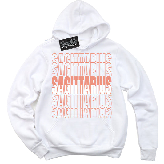 Cool Black Hoodie with “Sagittarius” design that Perfectly Matches Light Wild Mango Dunk.
