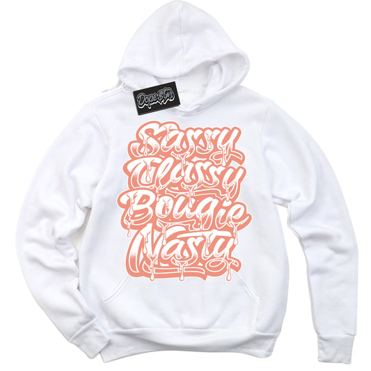 Cool Black Hoodie with “Sassy Classy” design that Perfectly Matches Light Wild Mango Dunk.
